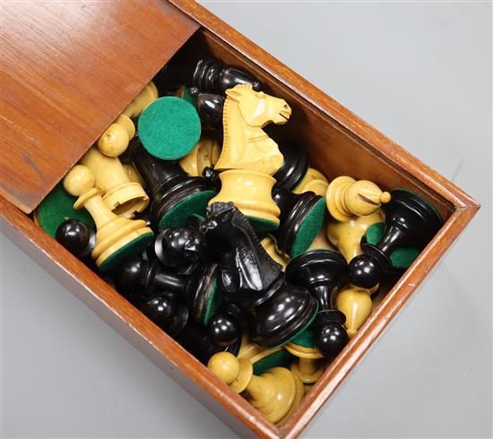 A boxwood chess set